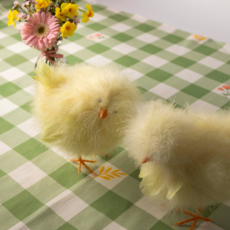 Yellow Fluffy Chicks - Set of Three