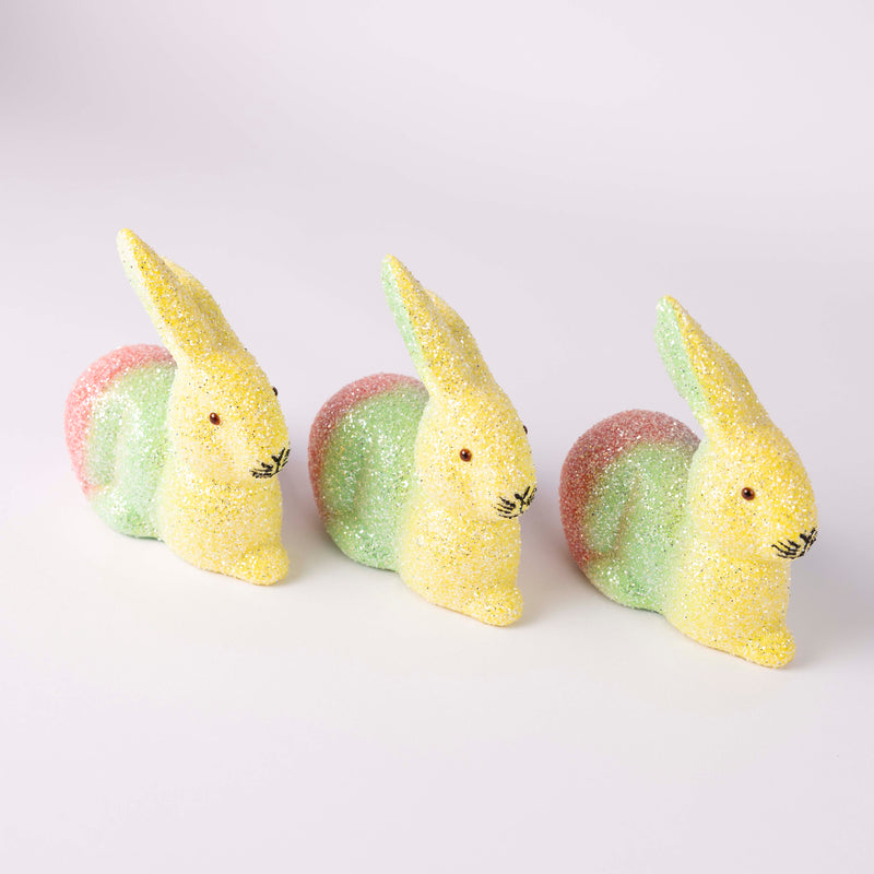 Sparkle Rainbow Bunnies - Set of 3