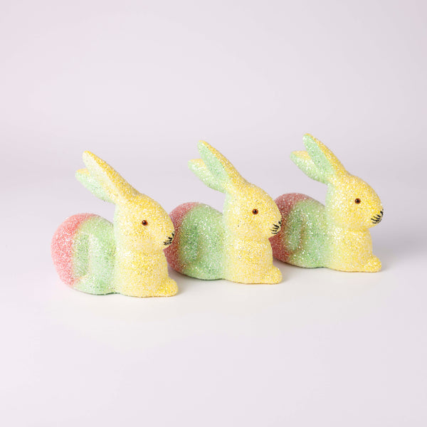 Sparkle Rainbow Bunnies - Set of 3