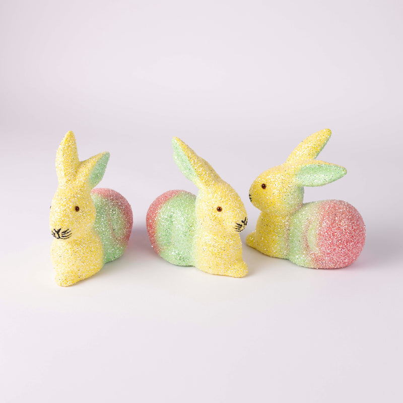 Sparkle Rainbow Bunnies - Set of 3