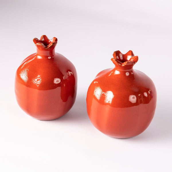Small Decorative Pomegranate - Rich Red
