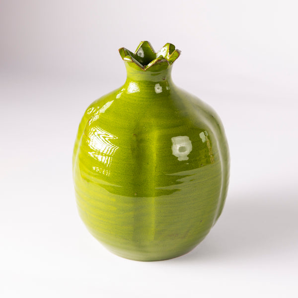 Large Decorative Pomegranate - Green