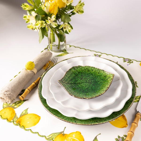 Riviera Hydrangea Leaf Plate - Set of Two