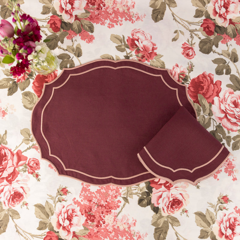Emily Placemat & Napkin - Set of Two