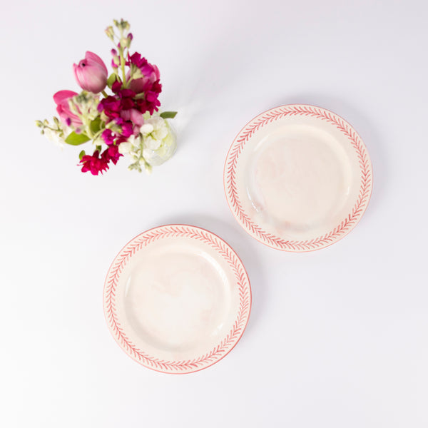 Pink Marble Starter Plate