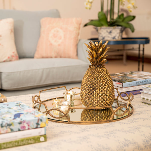 Decorative Golden Pineapple