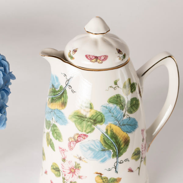Porcelain Thermos Carafe - Floral