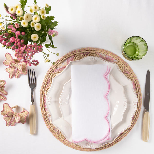 Pink Woven Placemats - Set of Four