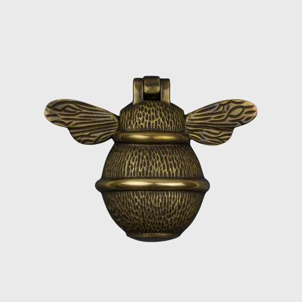 Brass Bee Door Knocker - Bronze Finish