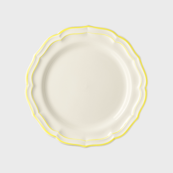 Citron Scallop Edge Dessert/Side Plate