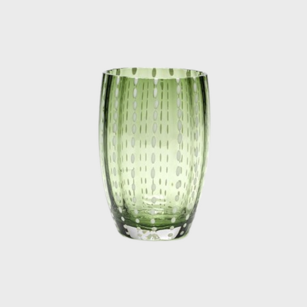 Racing Green Perle Glasses - Set of Two